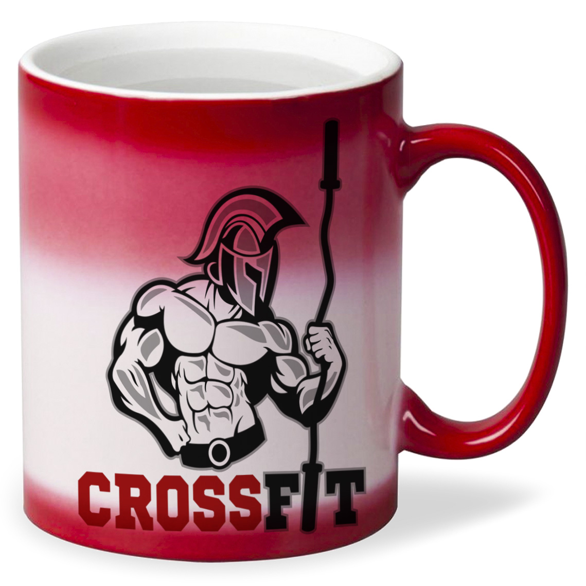 фото Кружка хамелеон красный coolpodarok crossfit (кроссфит)