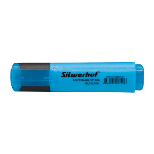 

Упаковка текстовыделителей Silwerhof Blaze скошенный пиш наконечник 15 голубой 10803607, Blaze