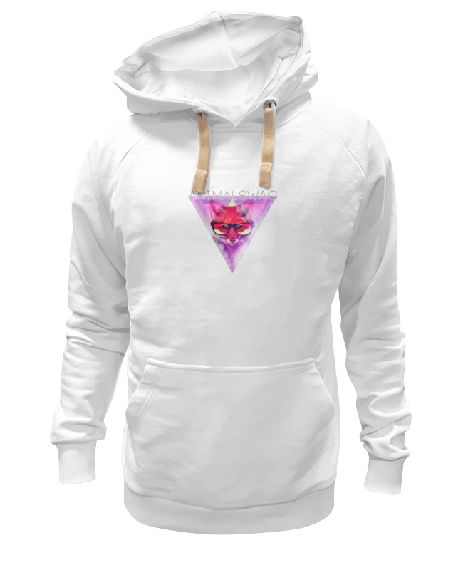 

Худи унисекс Printio animalswag collection: fox белое L, Белый, "animalswag" collection: fox