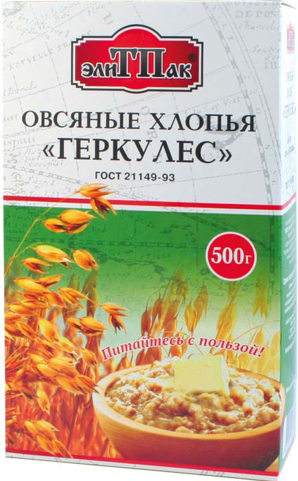 

Хлопья Геркулес-С овсяные 500 г