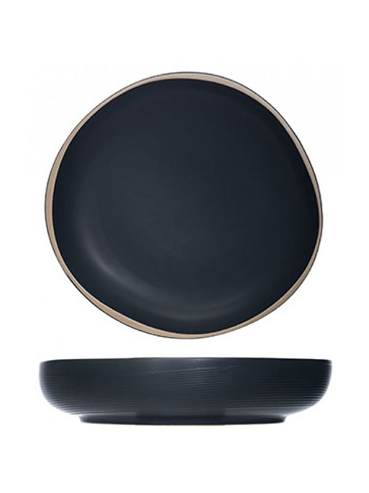 Тарелка глубокая Cosy&Trendy Galloway керамика 19 см черный