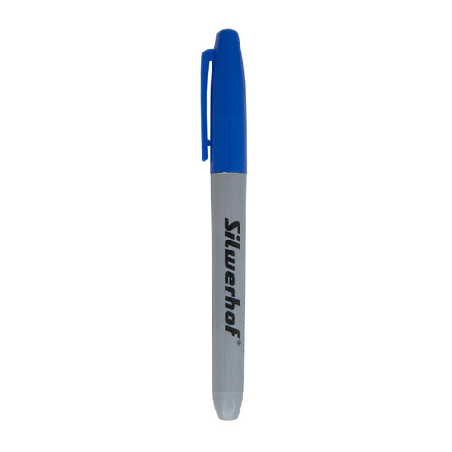 Упаковка маркеров перманентных Silwerhof Base 2.5 мм пулевидный пишущий наконечник синий