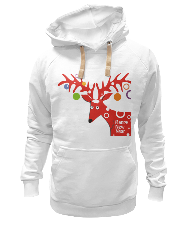 

Худи унисекс Printio New year is coming! белое XS, Белый, New year is coming!