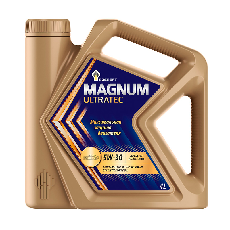 

Rosneft Magnum Ultratec 5W30 синт 4л (A5/B5,SL/CF) (4шт/уп) 40815342, Масло моторное Rosneft Magnum Ultratec 5W30 синтетическое 4л