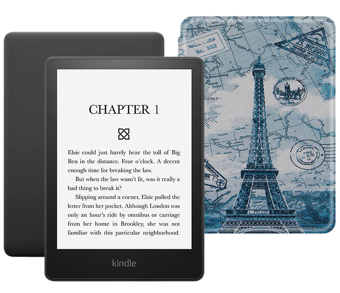 фото Электронная книга amazon kindle paperwhite 2021 8gb special offer с обложкой paris