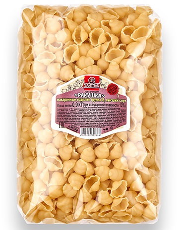 

Макаронные изделия ЭлитПак Ракушка 900 г