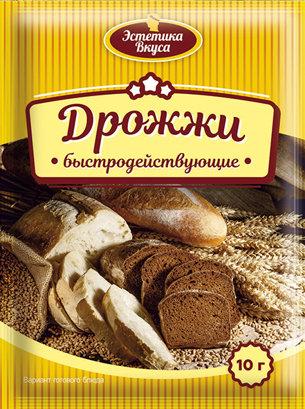 

Дрожжи Эстетика вкуса сухие быстродействующие 11 г
