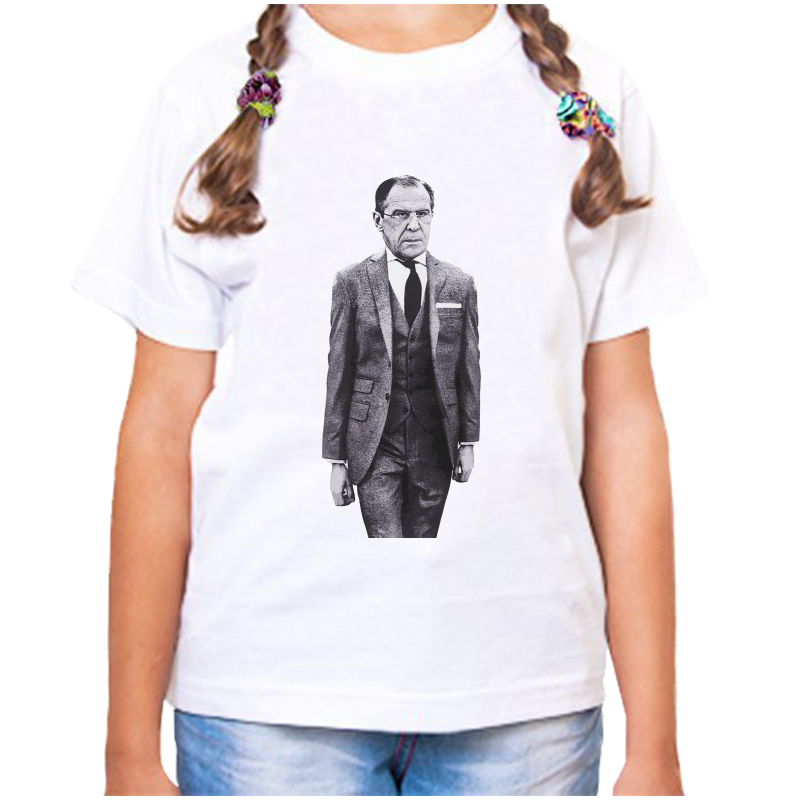 

Футболка девочке белая 26 р-р Лавров в пиджаке, Белый, fdd_lavrov_v_pidzhake