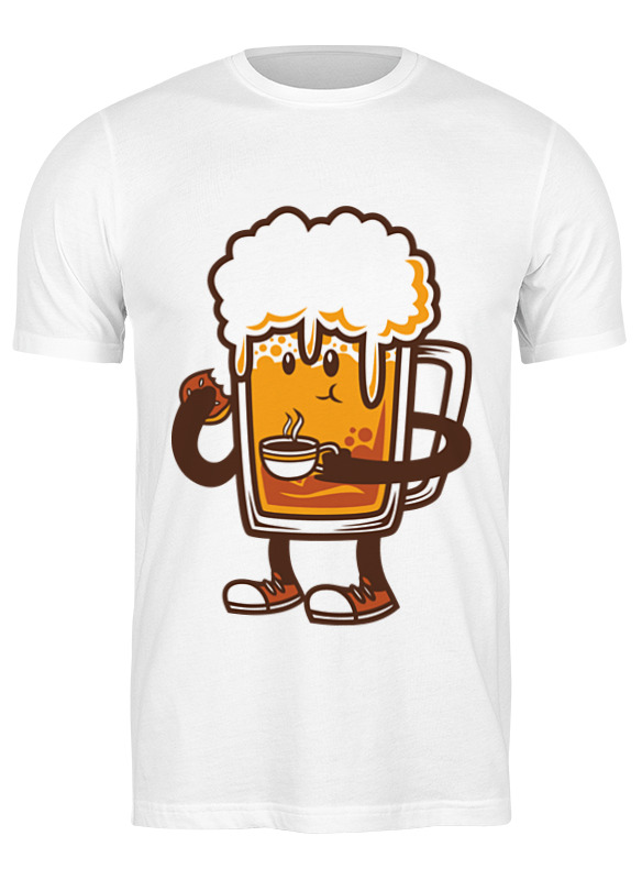 

Футболка мужская Printio Пиво. белая XL, Белый, Пиво.