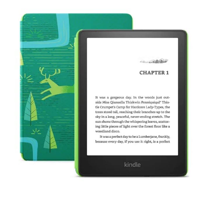 

Электронная книга Amazon Kindle PaperWhite 2021 8Gb Special Offer с обложкой Forest, Черный