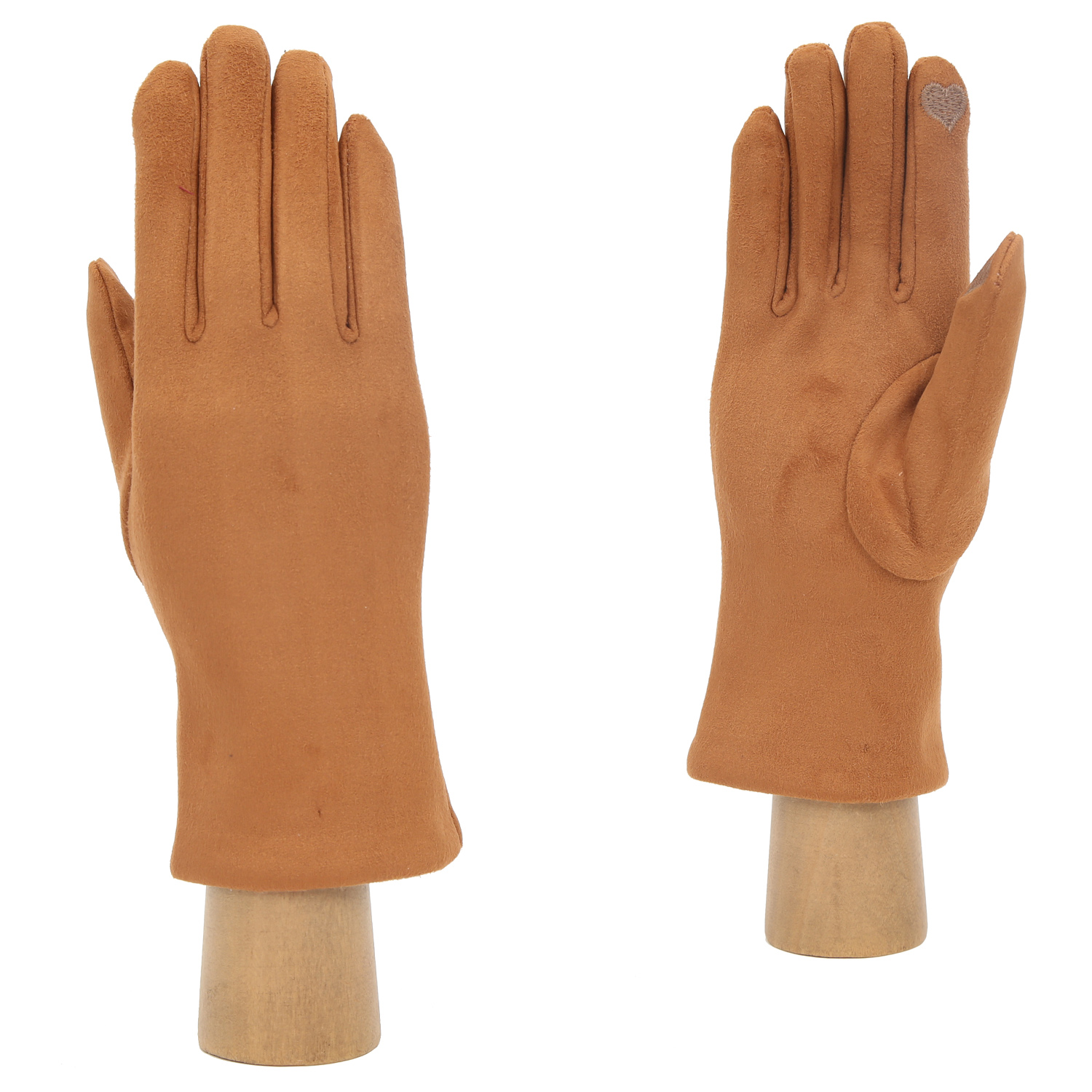 Перчатки женские FABRETTI TM10-32 светло-рыжие, one size