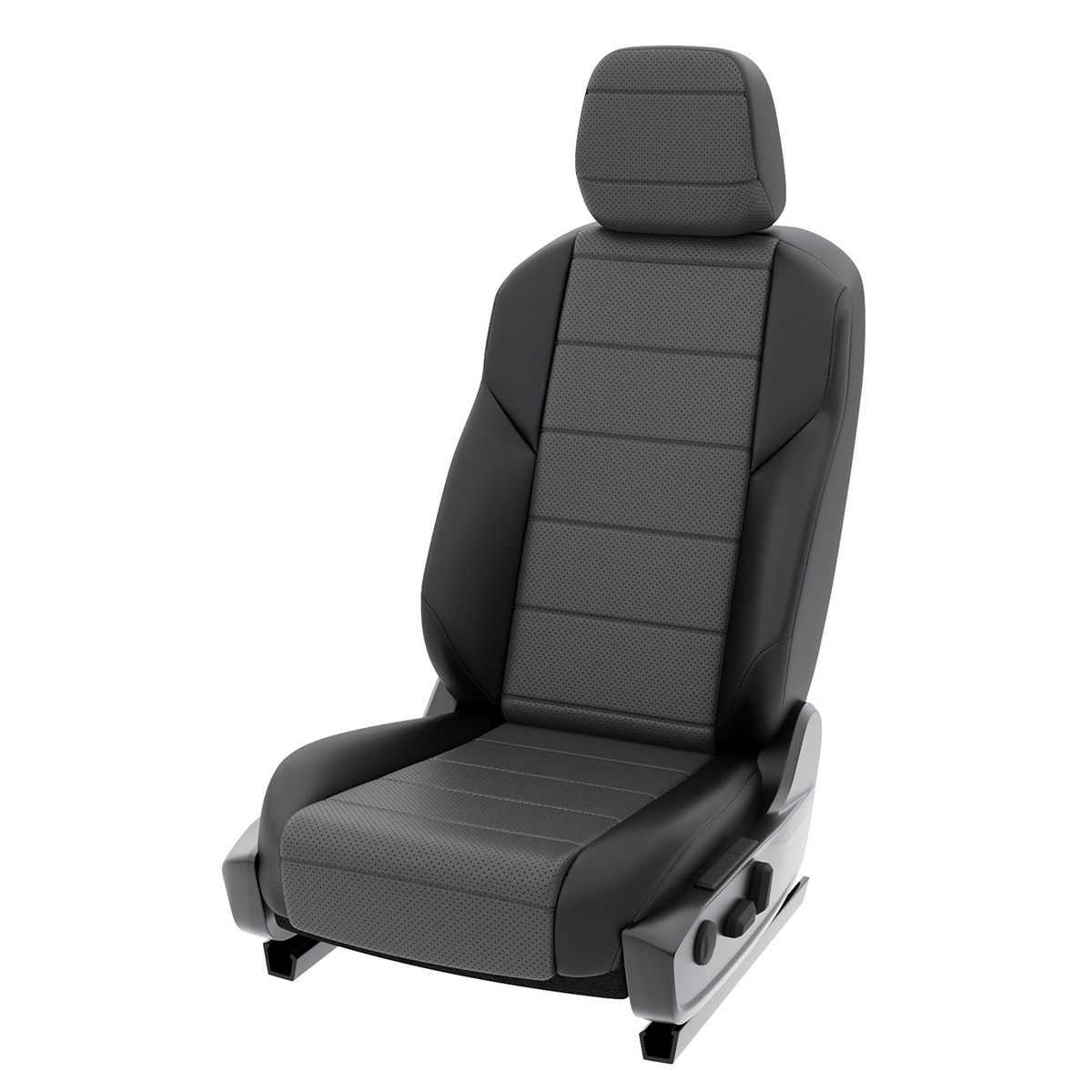 

Чехлы Click Auto для Фольксваген Тигуан экокожа CA716CF33, Серый;черный, 891