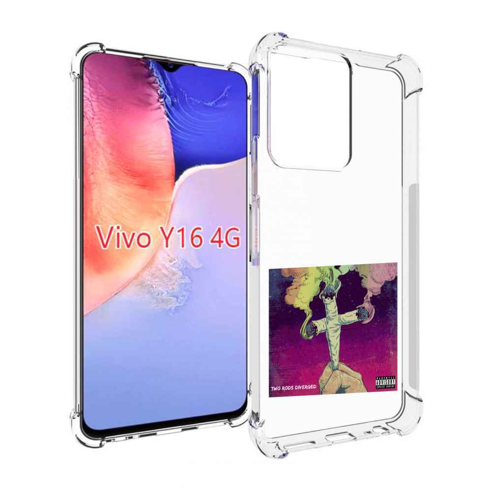 

Чехол MyPads сигаретный крест для Vivo Y16 4G/ Vivo Y02S, Прозрачный, Tocco
