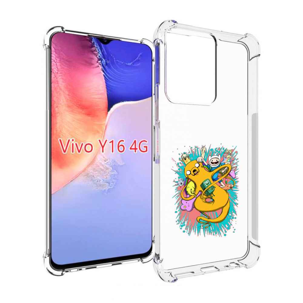 

Чехол MyPads время приключений рисунок для Vivo Y16 4G/ Vivo Y02S, Прозрачный, Tocco