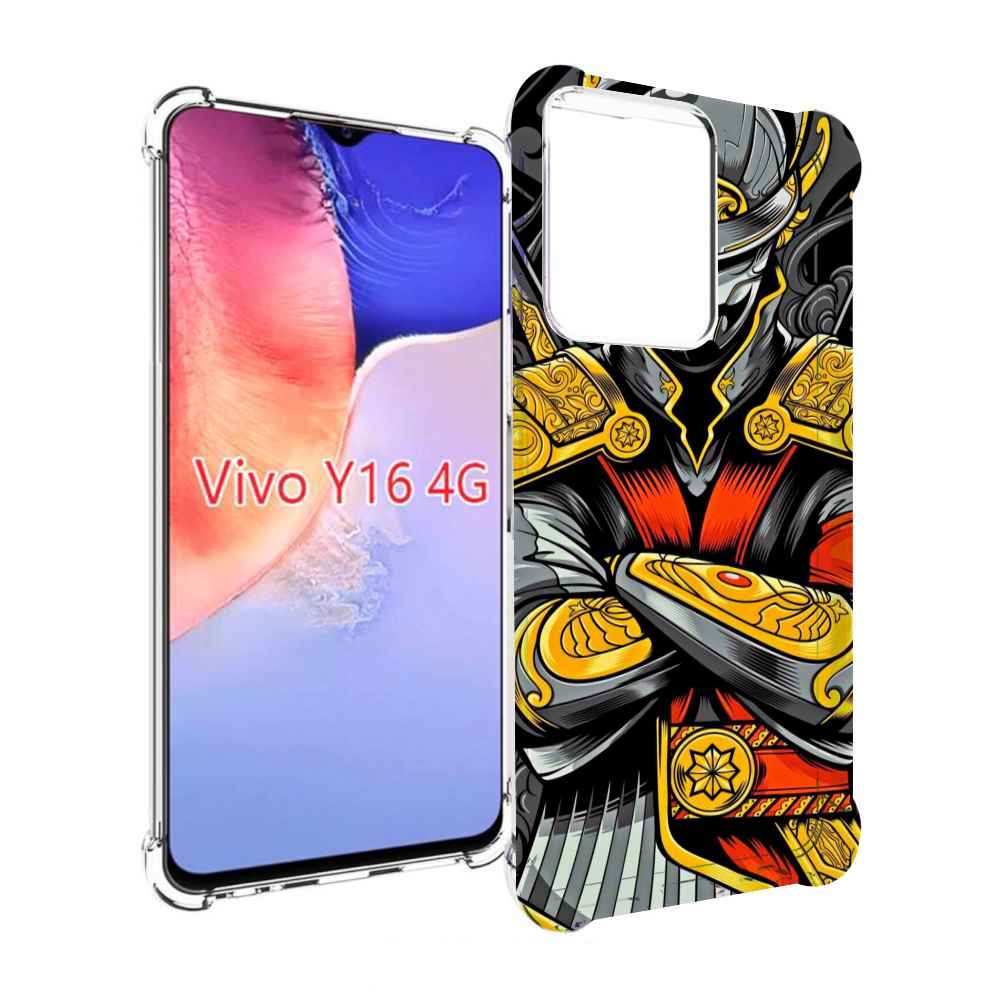 

Чехол MyPads самурай для Vivo Y16 4G/ Vivo Y02S, Прозрачный, Tocco
