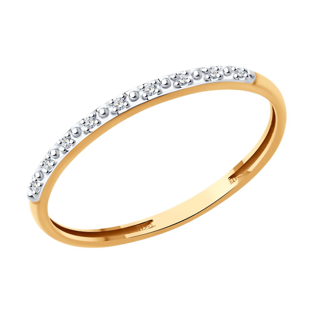 

Кольцо из красного золота с бриллиантом р. 16 Diamant 51-210-01955-1, 51-210-01955-1