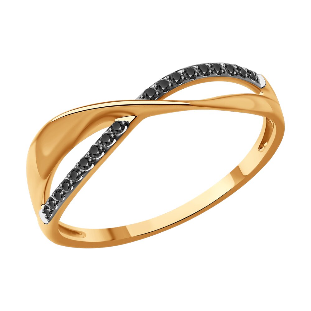 

Кольцо из красного золота р. 17,5 Diamant 51-210-01936-3, бриллиант, 51-210-01936-3
