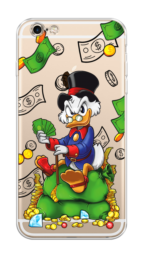 

Чехол на Apple iPhone 6 Plus/6S Plus "Scrooge Richness", Черный;синий;зеленый, 10550-1