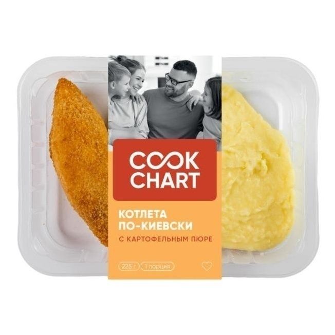 Котлета Cook chart по-киевски с картофелем 225 г