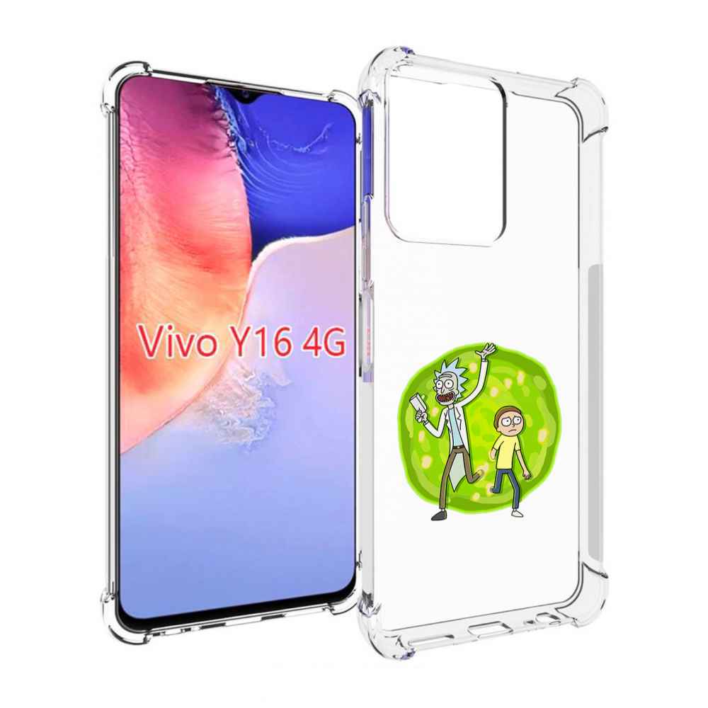 

Чехол MyPads рик-и-морти-в-кружке для Vivo Y16 4G/ Vivo Y02S, Прозрачный, Tocco