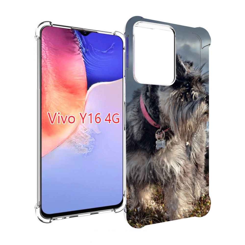 

Чехол MyPads ризеншнауцер 2 для Vivo Y16 4G/ Vivo Y02S, Прозрачный, Tocco