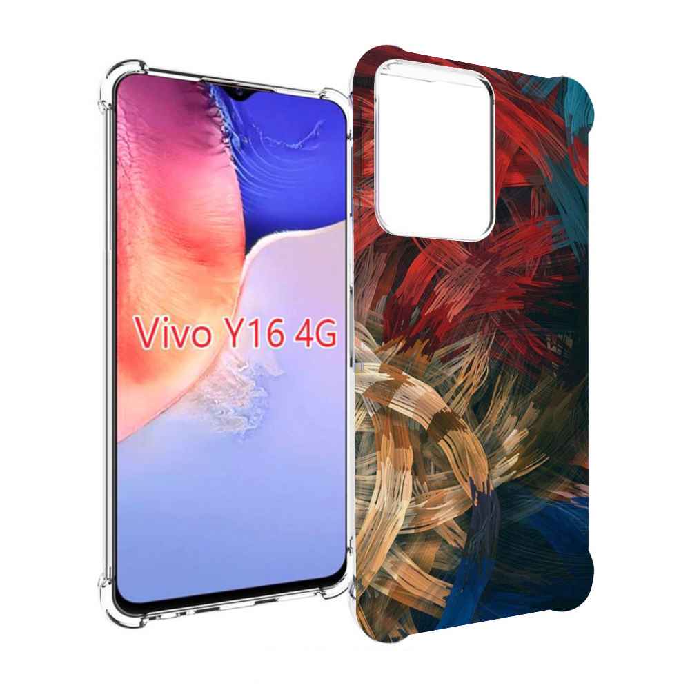 

Чехол MyPads раскрашенная медь для Vivo Y16 4G/ Vivo Y02S, Прозрачный, Tocco