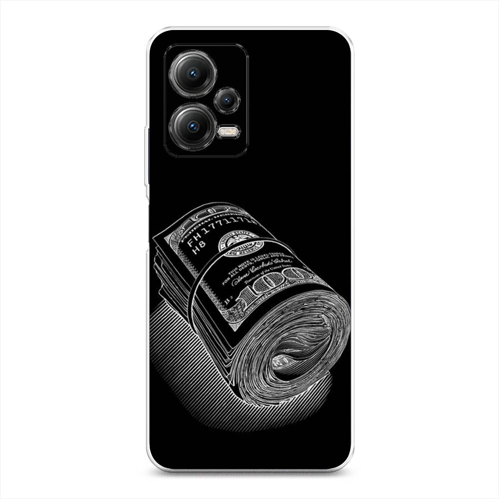 

Чехол Awog на Poco X5 5G "Кубышка денег", Черный;серебристый, 317950-5
