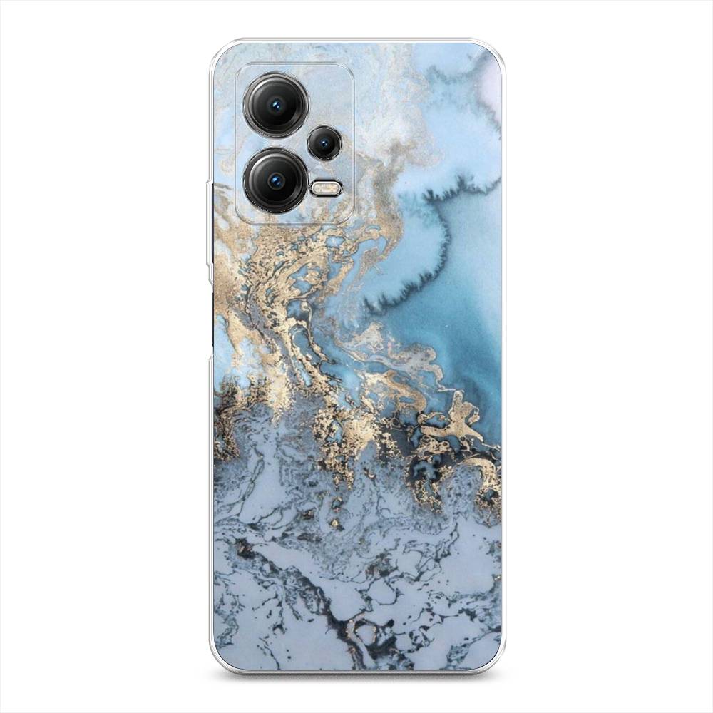 

Чехол Awog на Poco X5 5G "Морозная лавина синяя", Серебристый, 317950-3
