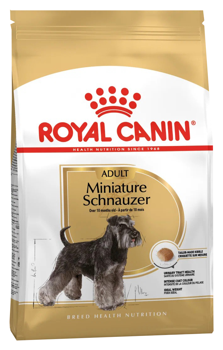 

ROYAL CANIN ROYAL CANIN MINIATURE SCHNAUZER ADULT для взрослых собак миниатюрный шнауцер (, 3182559240353