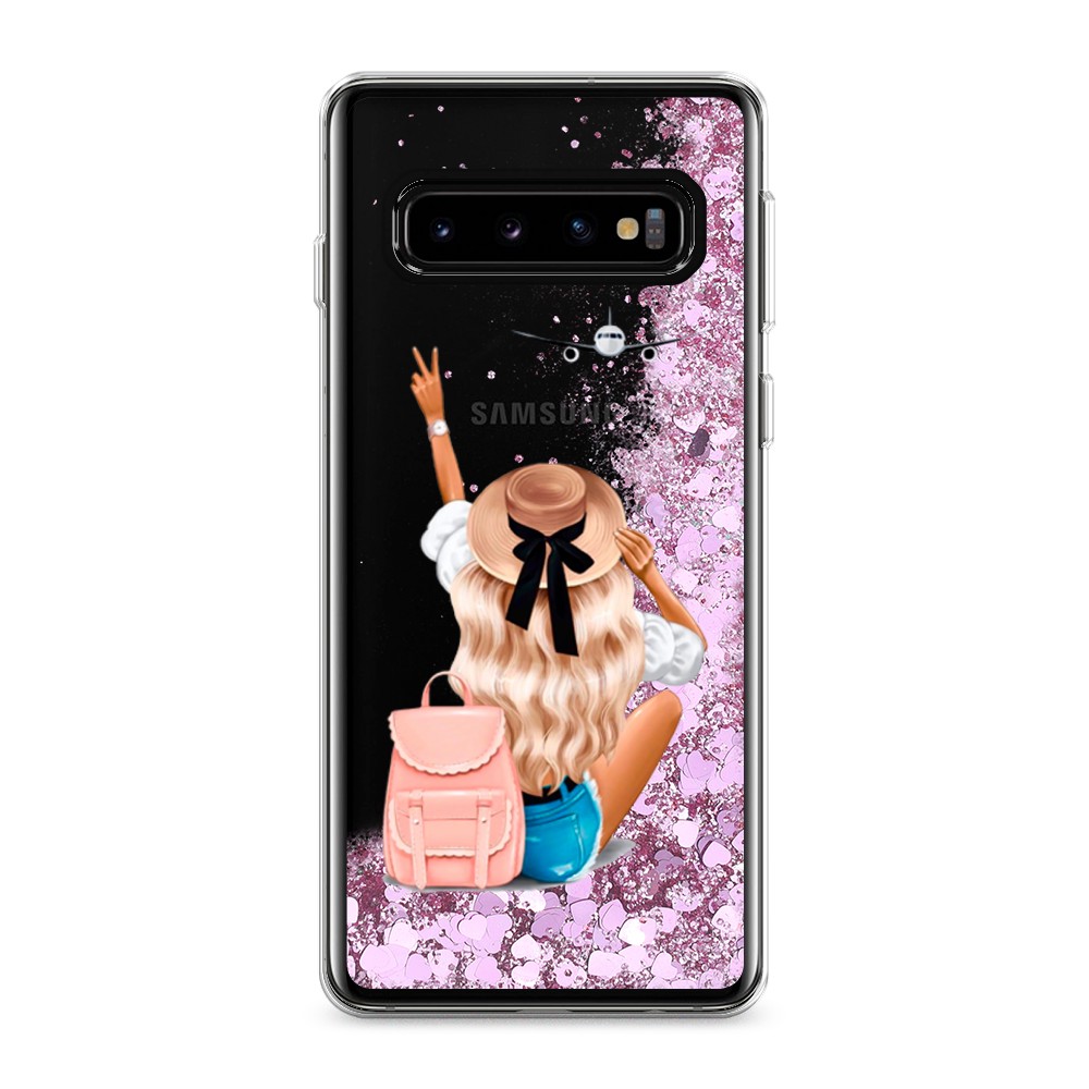 

Чехол Awog на Samsung Galaxy S10 "Автостопом самолетом", Разноцветный, 27094-1