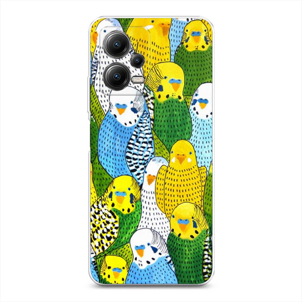 

Чехол Awog на Poco X5 5G "Попугаи", Желтый;зеленый;голубой, 317950-1