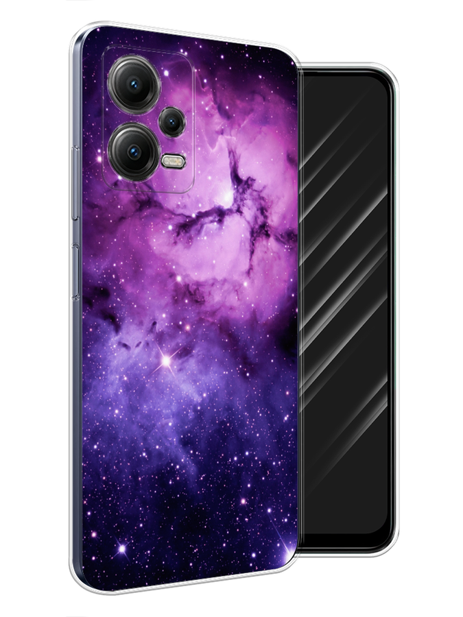 

Чехол Awog на Poco X5 5G "Космос 18", Фиолетовый;черный;белый, 317950-1