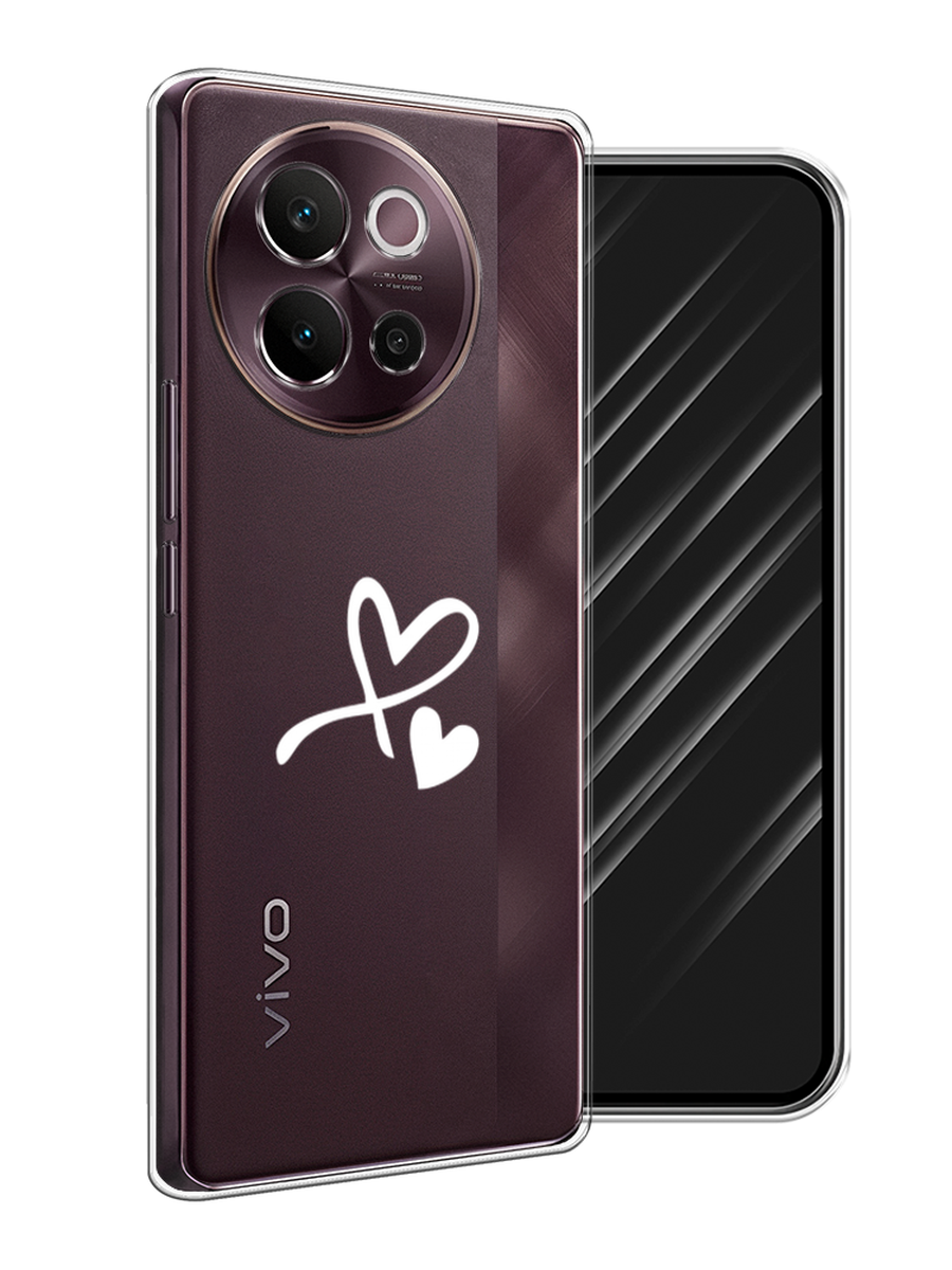 

Чехол Awog на Vivo V40 Lite 5G "Сердечко минимализм", Белый, 2611550-1