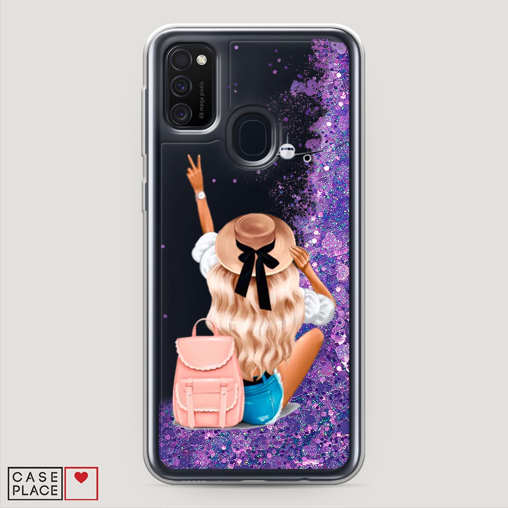 

Чехол Awog на Samsung Galaxy M21 "Автостопом самолетом", Разноцветный, 29792-1