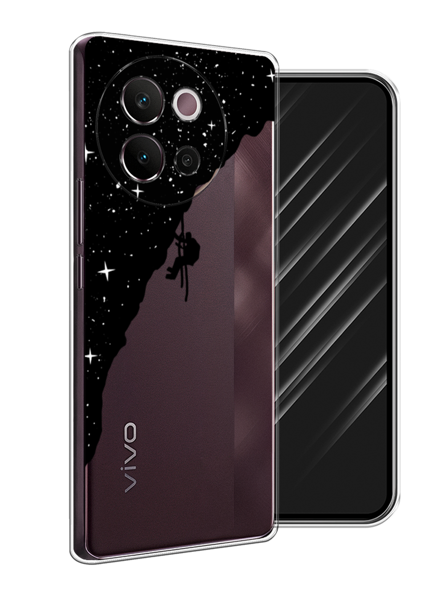 

Чехол Awog на Vivo V40 Lite 5G "Скалолаз в космосе", Черный;белый;бежевый, 2611550-1