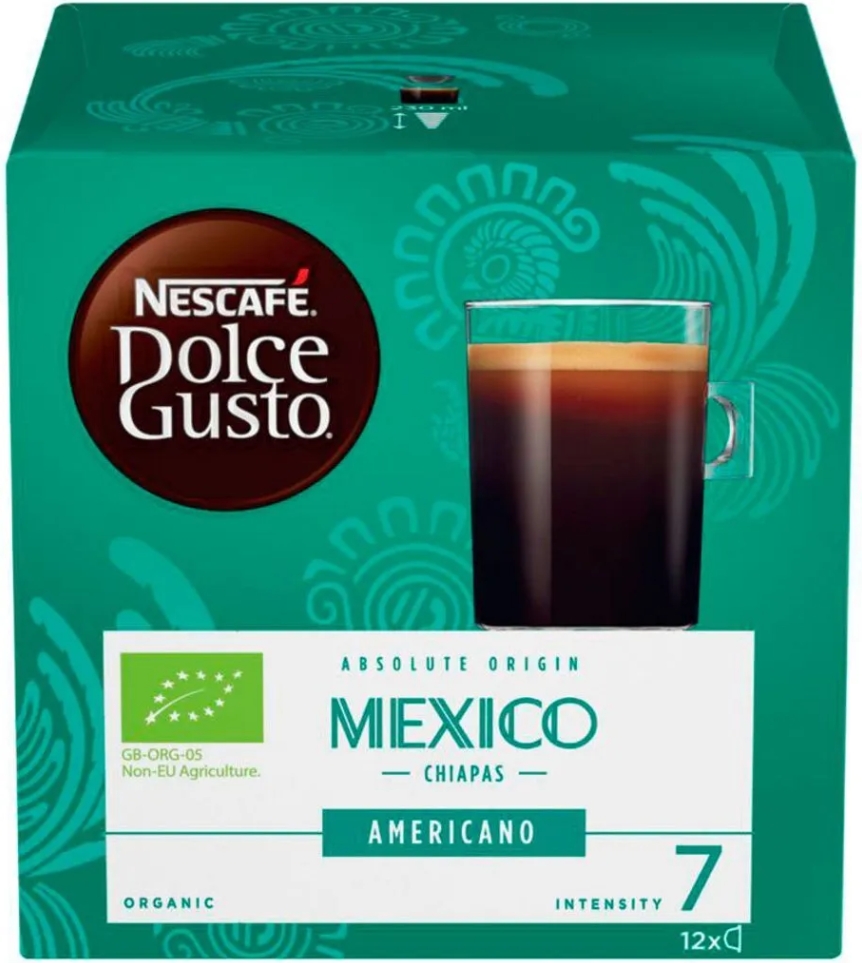 Кофе молотый Nescafe Dolce Gusto Mexico Americano 12 капсул