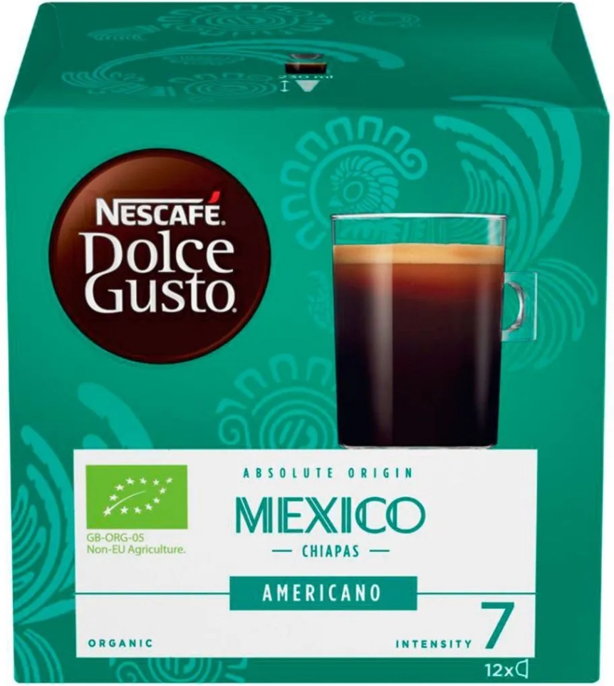 

Кофе молотый Nescafe Dolce Gusto Mexico Americano 12 капсул