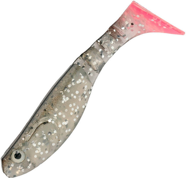 

Силиконовая приманка Wake Flexfish 5" 120 мм, bloodscales 150, 2 шт., Серый;розовый, Anis Flexfish