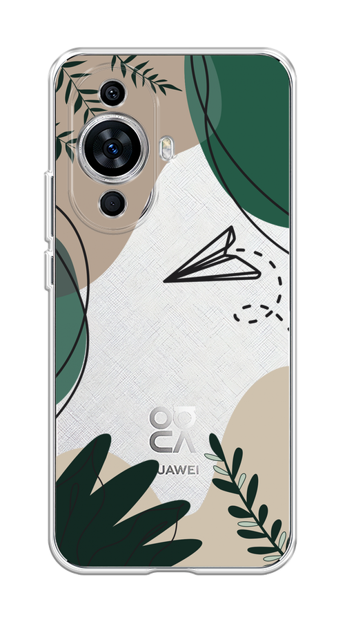 

Чехол на Huawei Nova 11 "Secret Garden", Зеленый;бежевый;черный, 6121250-1