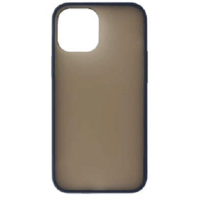 

Чехол iPhone 13 Mini матовый силикон Синяя окантовка