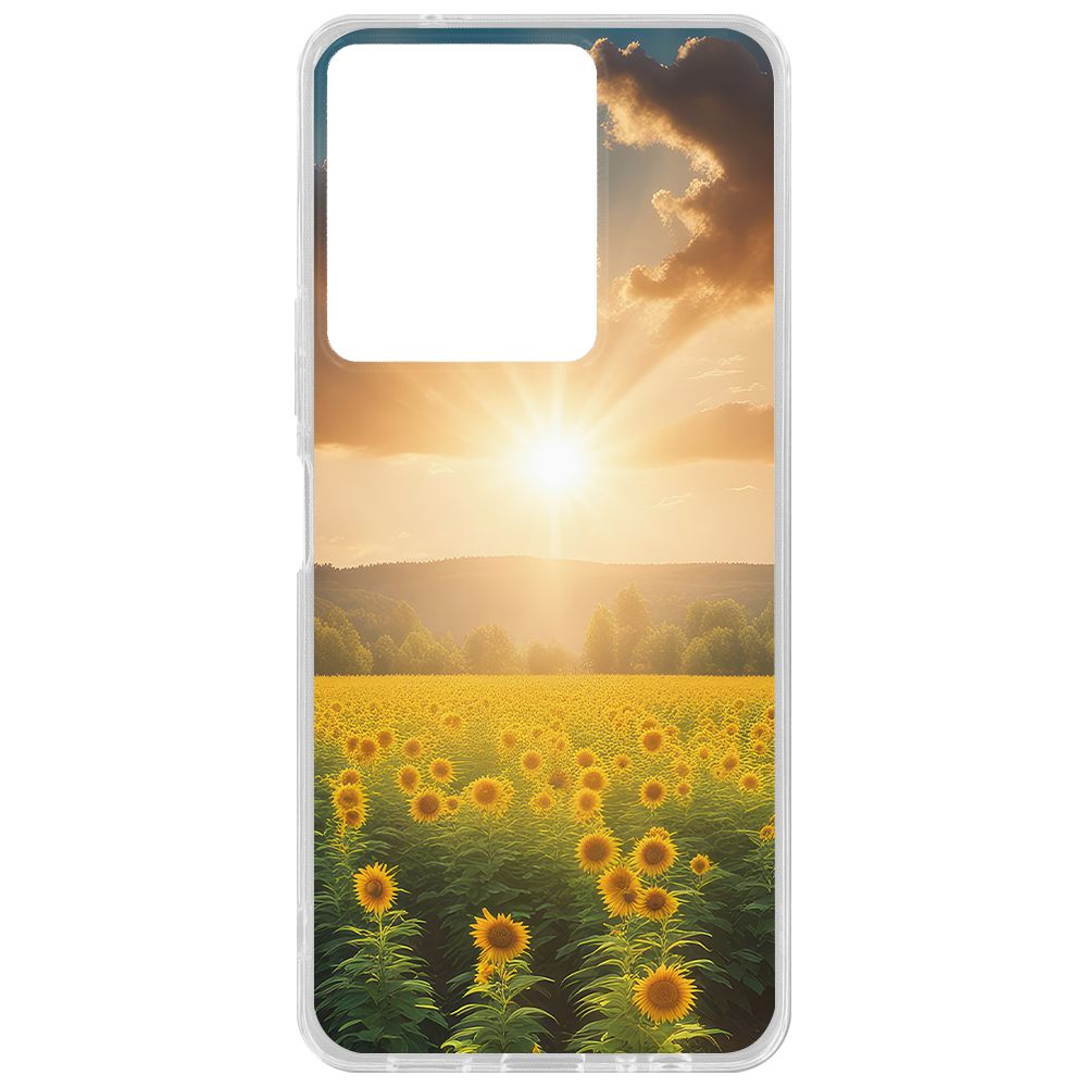 

Чехол-накладка Krutoff Clear Case Солнечно для Vivo Y27s, Прозрачный