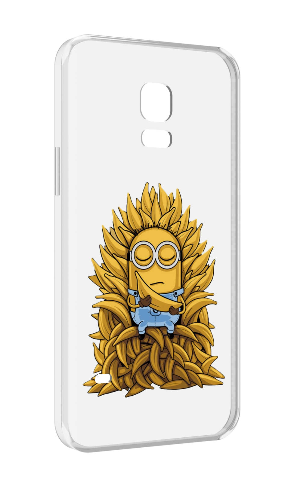 

Чехол MyPads Миньон с бананами для Samsung Galaxy S5 mini, Прозрачный, Tocco