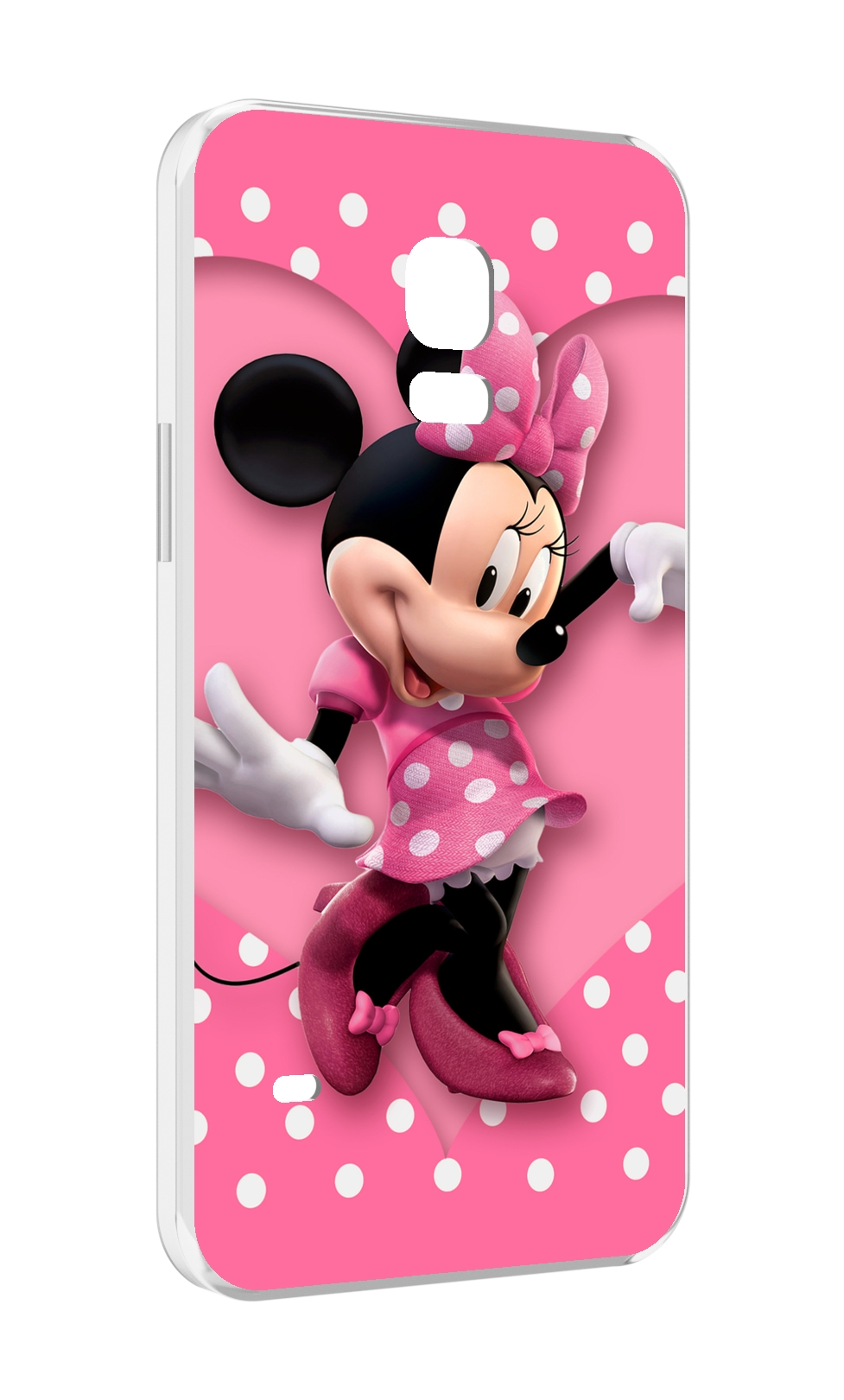 

Чехол MyPads Минни-Маус-в-сердце женский для Samsung Galaxy S5 mini, Прозрачный, Tocco