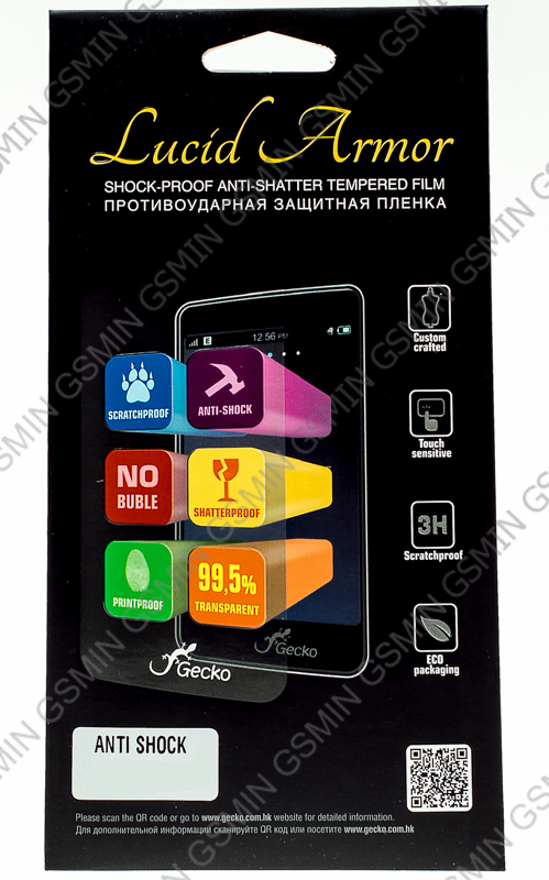 

Противоударная защитная пленка для HTC One Mini / M4 Gecko Глянцевая