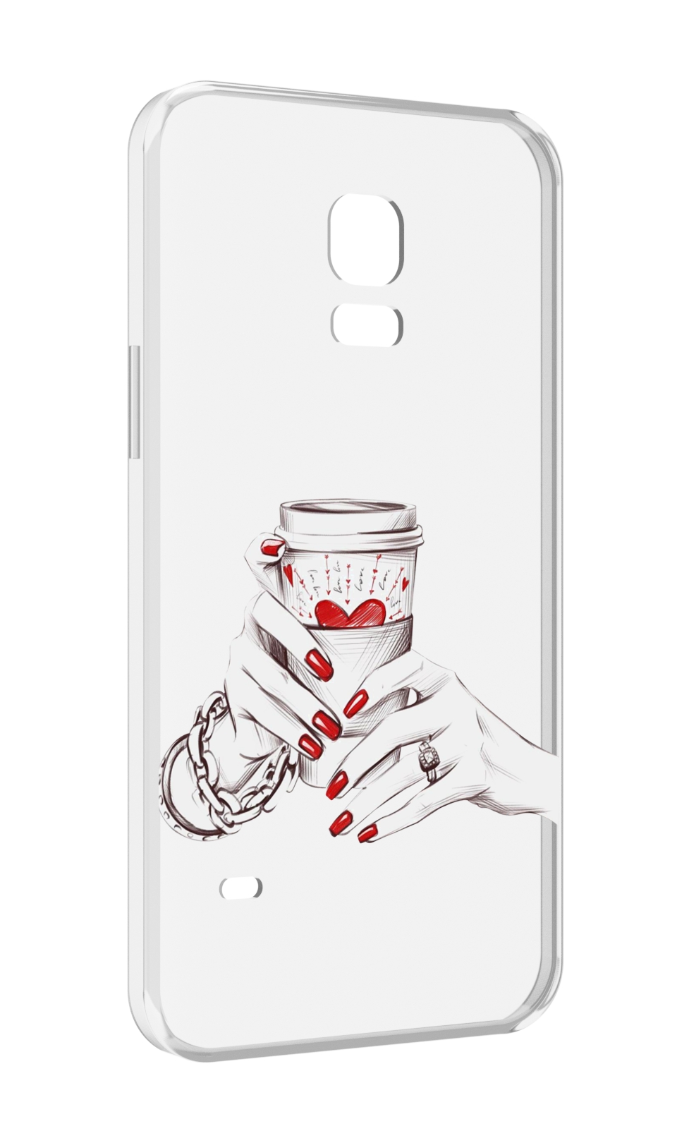 

Чехол MyPads Любовный-стакан для Samsung Galaxy S5 mini, Прозрачный, Tocco