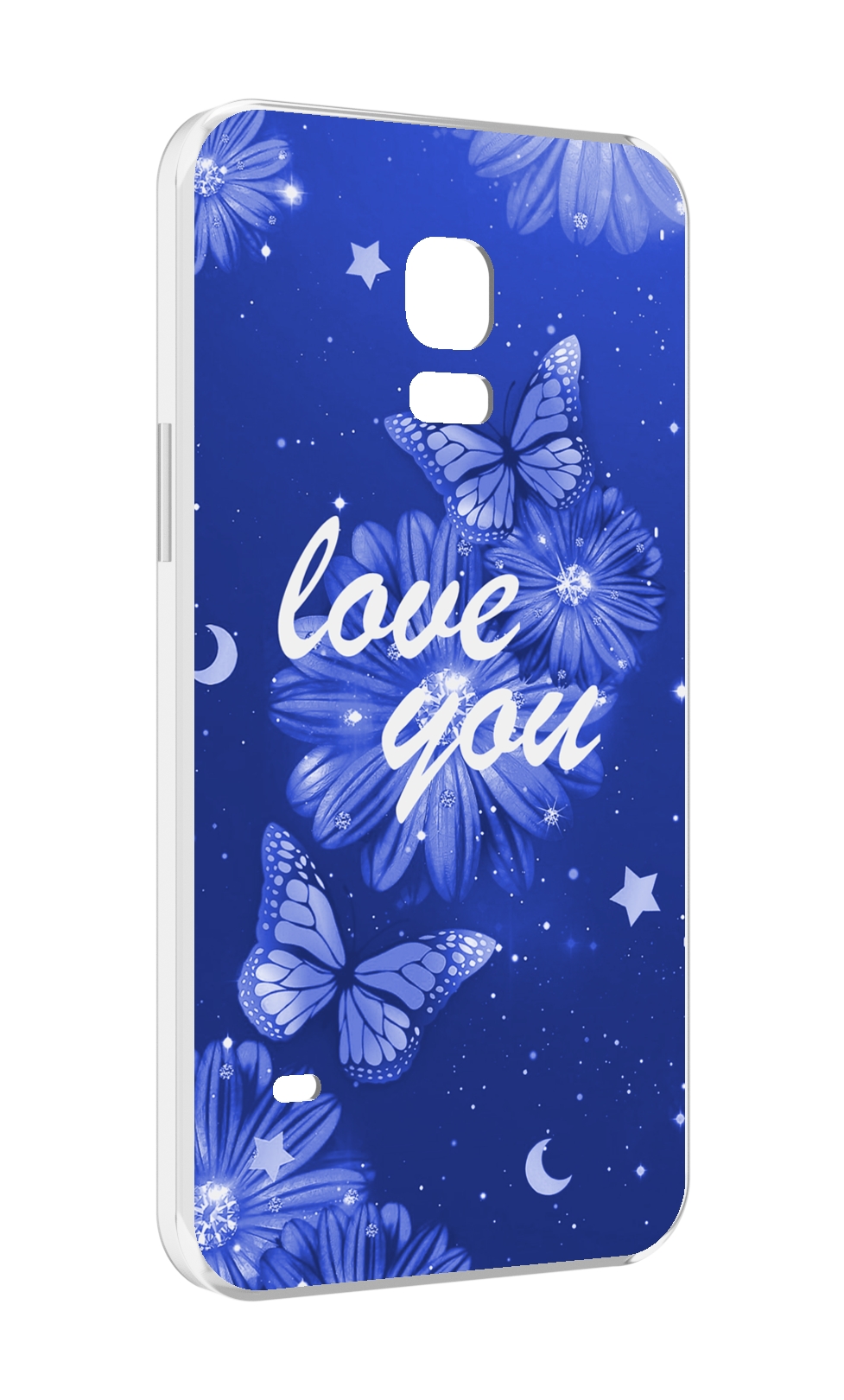

Чехол MyPads Люблю-тебя-с-бабочками для Samsung Galaxy S5 mini, Прозрачный, Tocco
