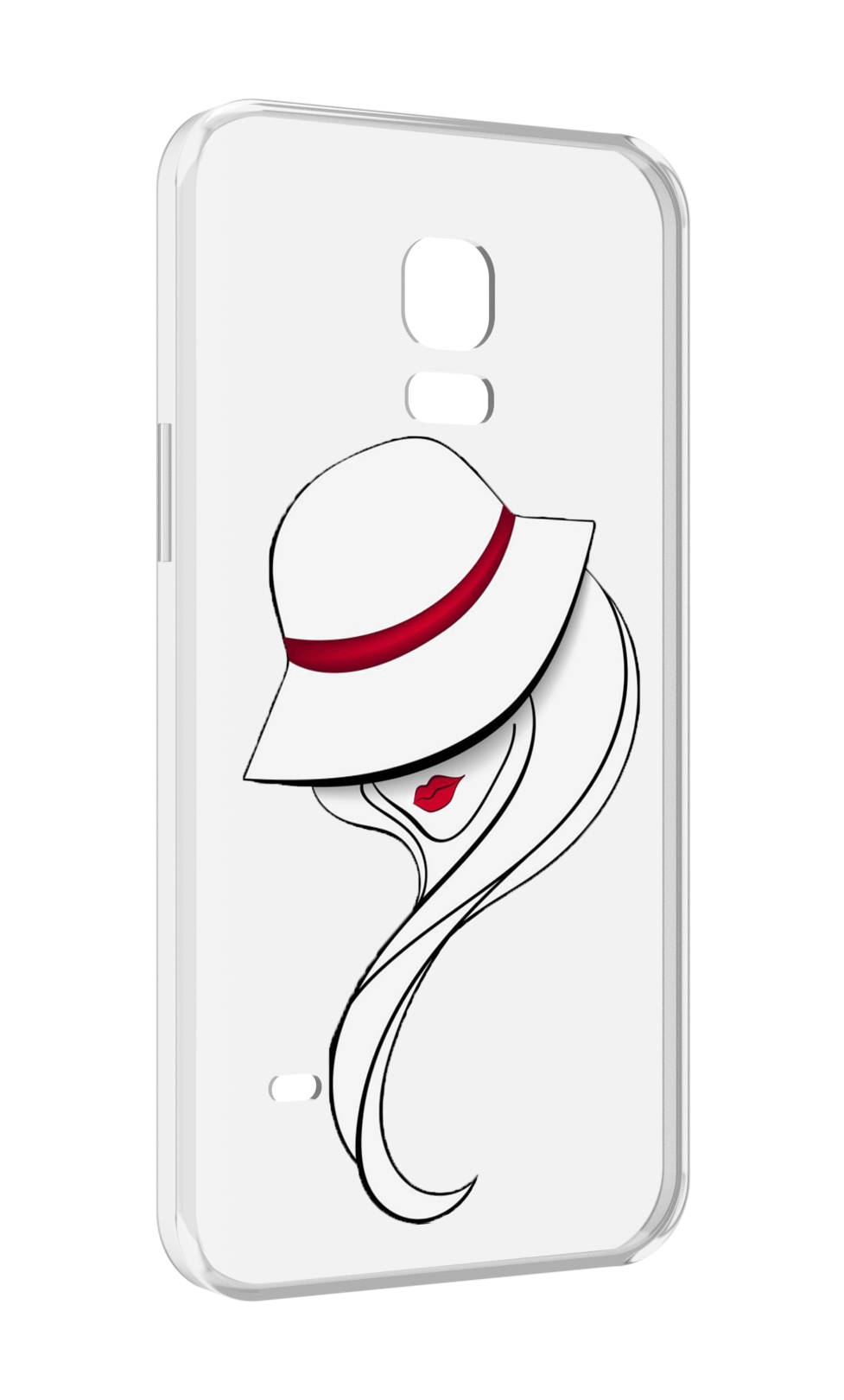 

Чехол MyPads Лого женский для Samsung Galaxy S5 mini, Прозрачный, Tocco