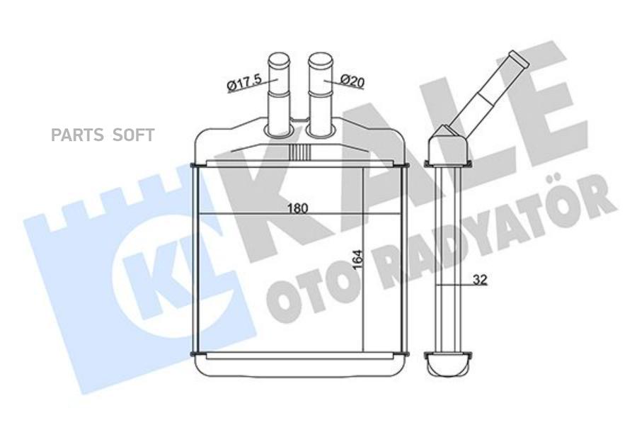 

346330_радиатор печки Daewoo Nubira all 99>