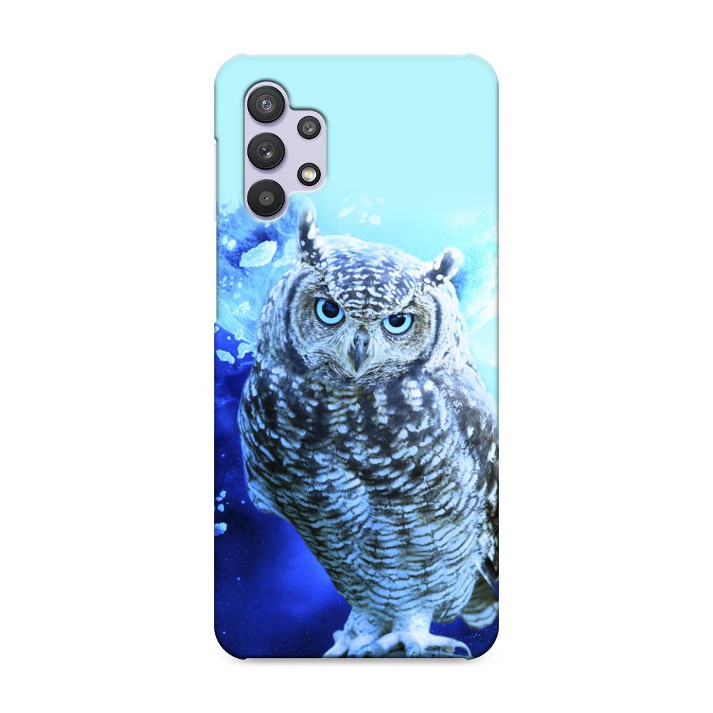 фото Пластиковый чехол "сова арт 7" на samsung galaxy a32 awog