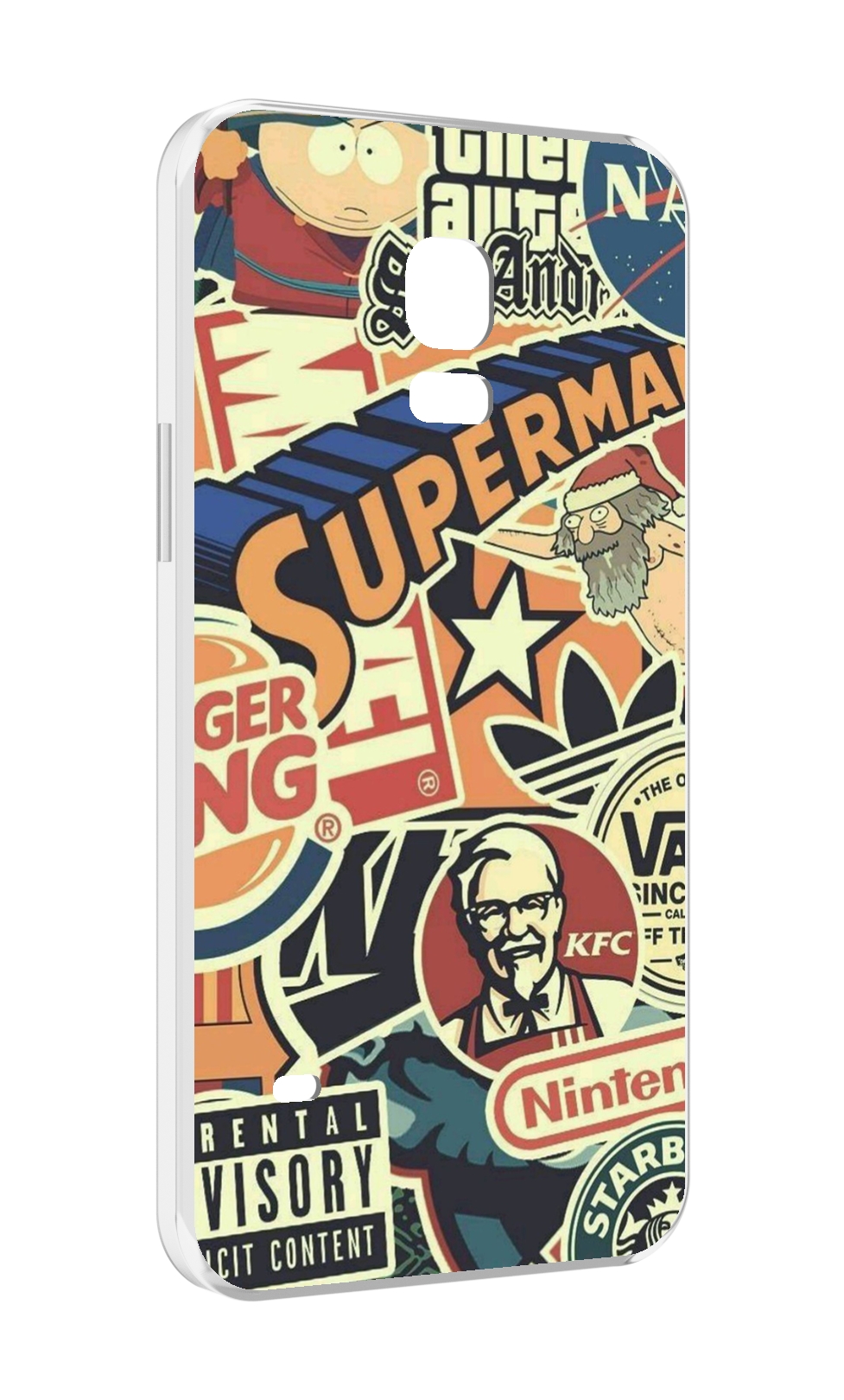 

Чехол MyPads Лейблы-на-постере для Samsung Galaxy S5 mini, Прозрачный, Tocco